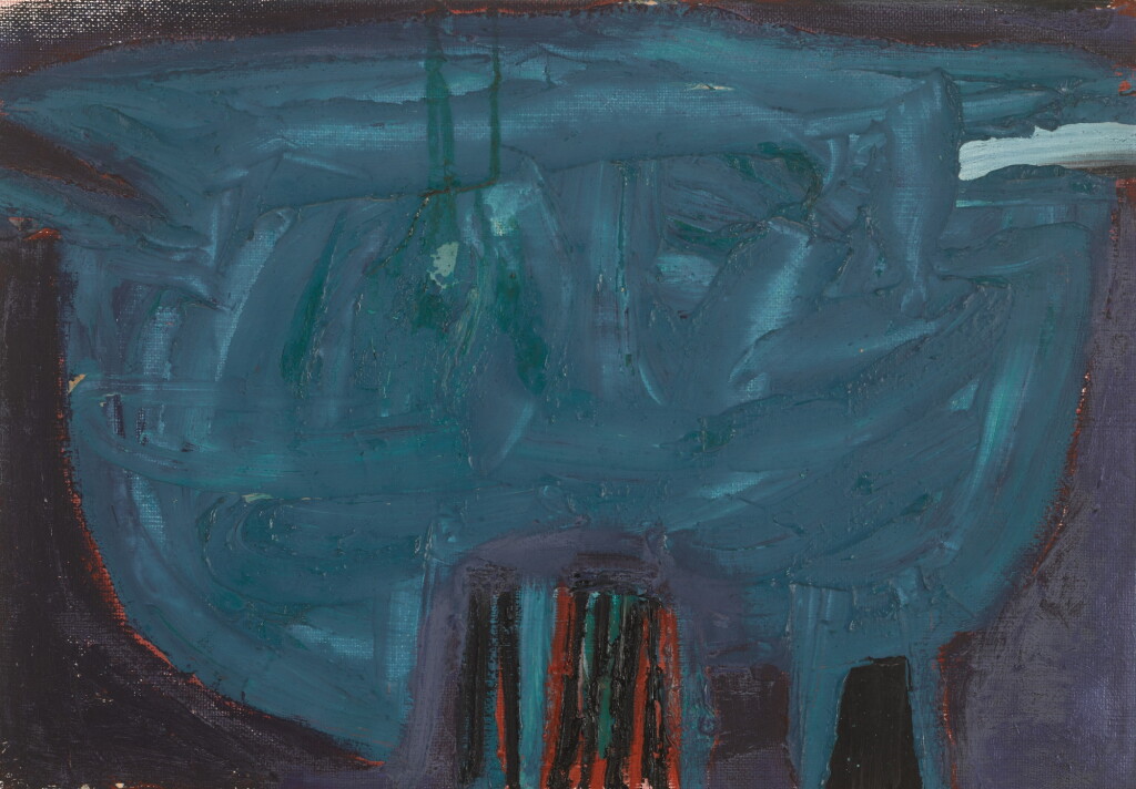 View full screen - View 1 of Lot 663. Blue and Red Verticals.