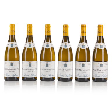 View full screen - View 1 of Lot 523. Puligny Montrachet, Les Pucelles 2012 Olivier Leflaive (6 BT).