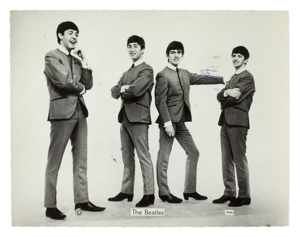 View full screen - View 1 of Lot 10. The Beatles | Signed photograph, 1963.