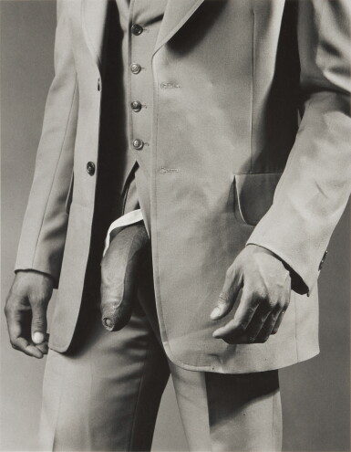 View full screen - View 1 of Lot 373. Man in Polyester Suit.