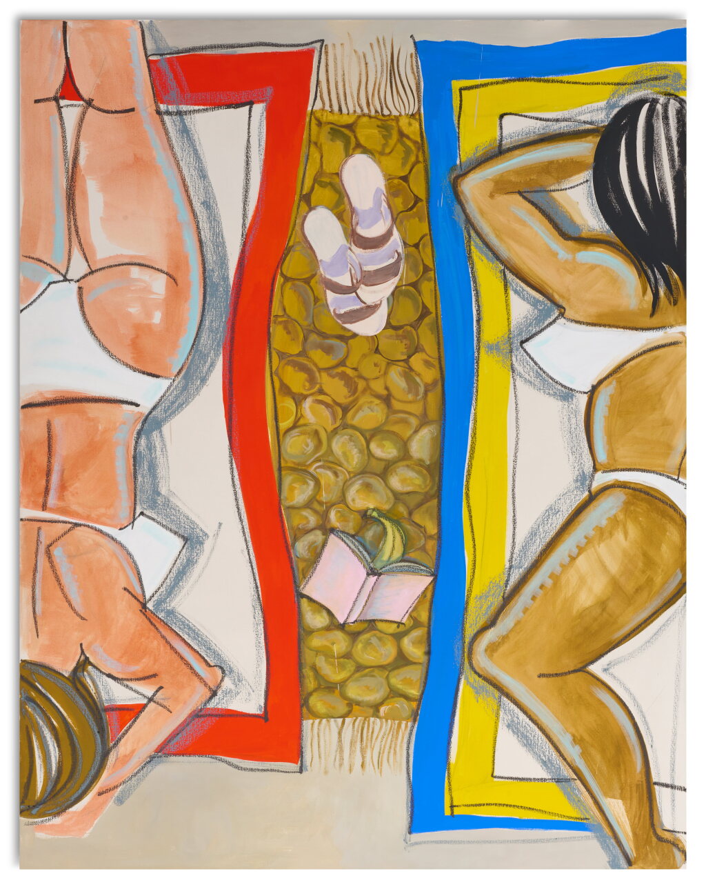 View full screen - View 1 of Lot 317. Beach Picnic with Potato Blanket.