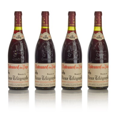 View full screen - View 1 of Lot 275. Châteauneuf du Pape, Vieux Télégraphe 1985 (12 BT).