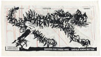 View full screen - View 1 of Lot 97. WILLIAM KENTRIDGE | SCRIBBLE CAT (CHASING YOUR OWN TAIL III).