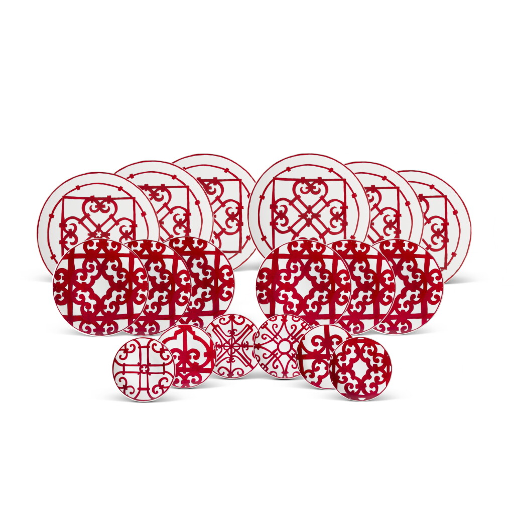 View full screen - View 1 of Lot 739. Set of Thirty Six Balcon du Guadalquivir Porcelain Tableware Sets.