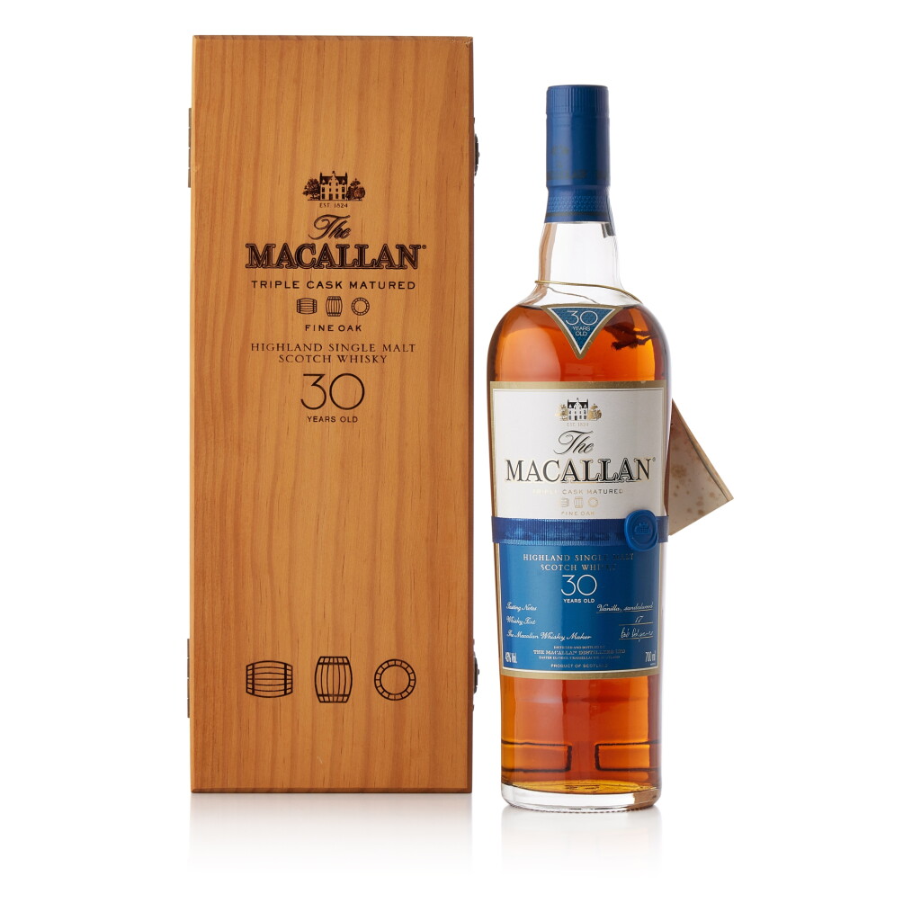 View full screen - View 1 of Lot 6020. The Macallan 30 Year Old Fine Oak Triple Cask 43.0 abv NV (1 BT70).