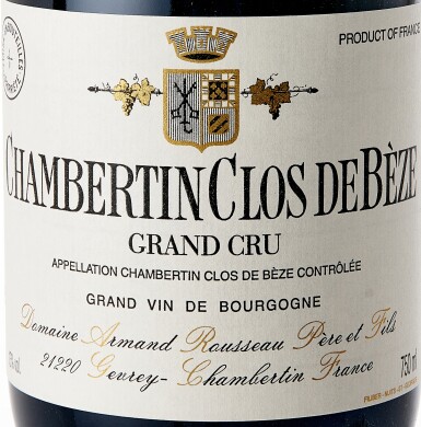 View full screen - View 1 of Lot 6653. Chambertin, Clos de Bèze 2009 Domaine Armand Rousseau (1 BT).