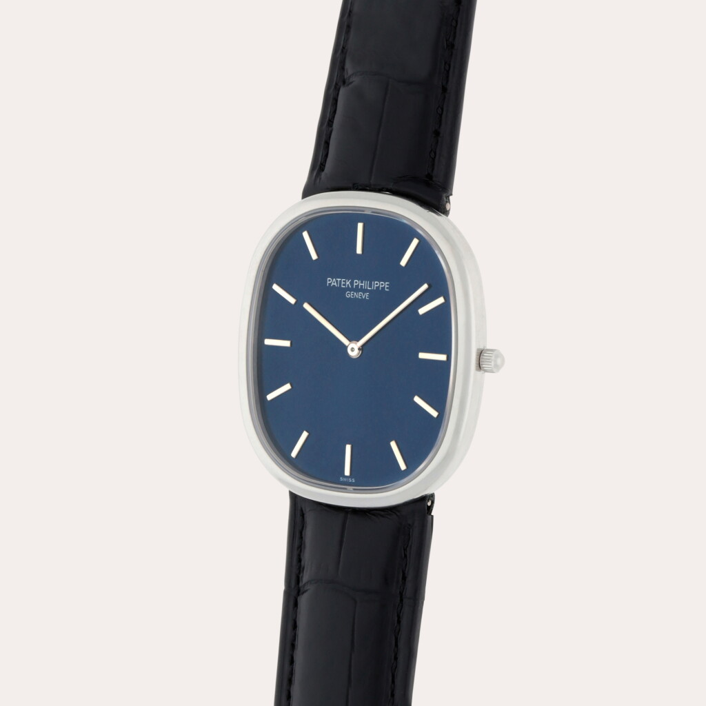 View full screen - View 1 of Lot 23. Ellipse, Reference 5738P-001 | A platinum wristwatch | Circa 2010.