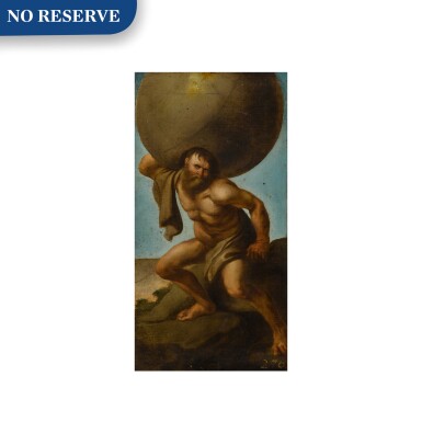 View full screen - View 1 of Lot 83. Atlas holding up the heavens.