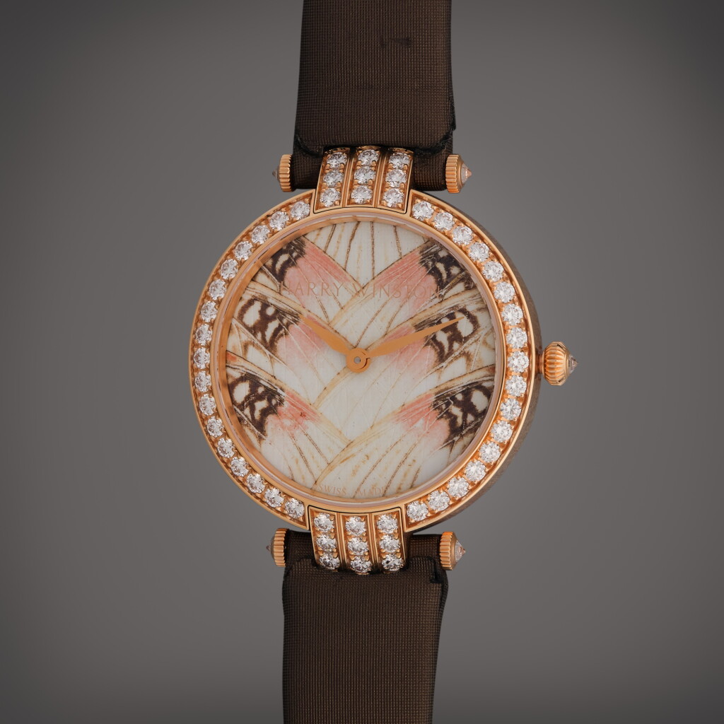 View full screen - View 1 of Lot 416. Reference PRNAHM36RR008 Premier Precious Butterfly | A pink gold and diamond-set automatic wristwatch, Circa 2020.