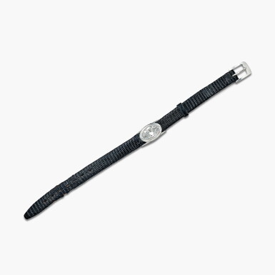 View full screen - View 1 of Lot 1424. Diamond Bracelet | 3.03克拉 橢圓形 D色 鑽石 手鏈.