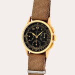 Retailed by Hermès: Compax, Reference 5922 | A yellow gold chronograph wristwatch | Circa 1937