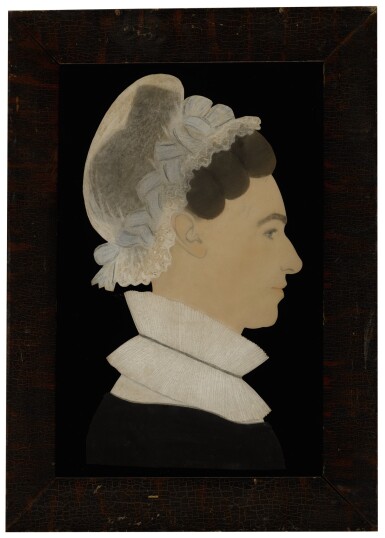 View full screen - View 1 of Lot 1437. RUTH HENSHAW MILES BASCOM | PROFILE OF A WOMAN.