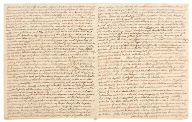 View full screen - View 1 of Lot 8. Henry St. John, Viscount Bolingbroke | Autograph letter signed, to George Lyttelton, 1741.