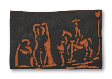 View full screen - View 1 of Lot 16. PABLO PICASSO | PERSONNAGES ET CAVALIER (A. R. 540).