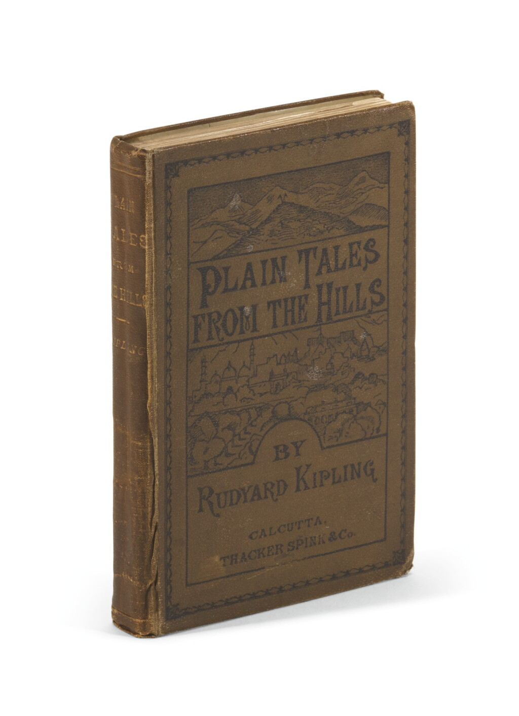 View full screen - View 1 of Lot 104. Kipling, Plain Tales from the Hills, 1888, inscribed by author's father.