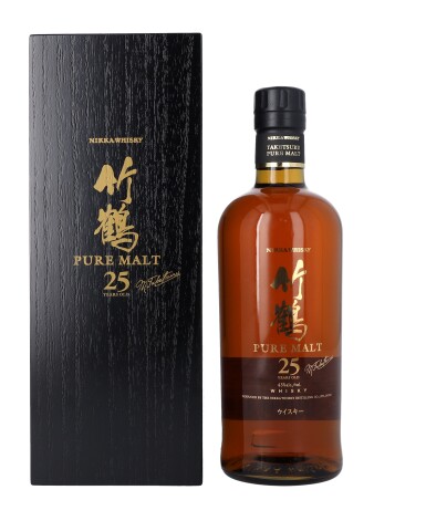 View full screen - View 1 of Lot 5134. Nikka Taketsuru Pure Malt 25 Year Old 43.0 abv NV (1 BT70).