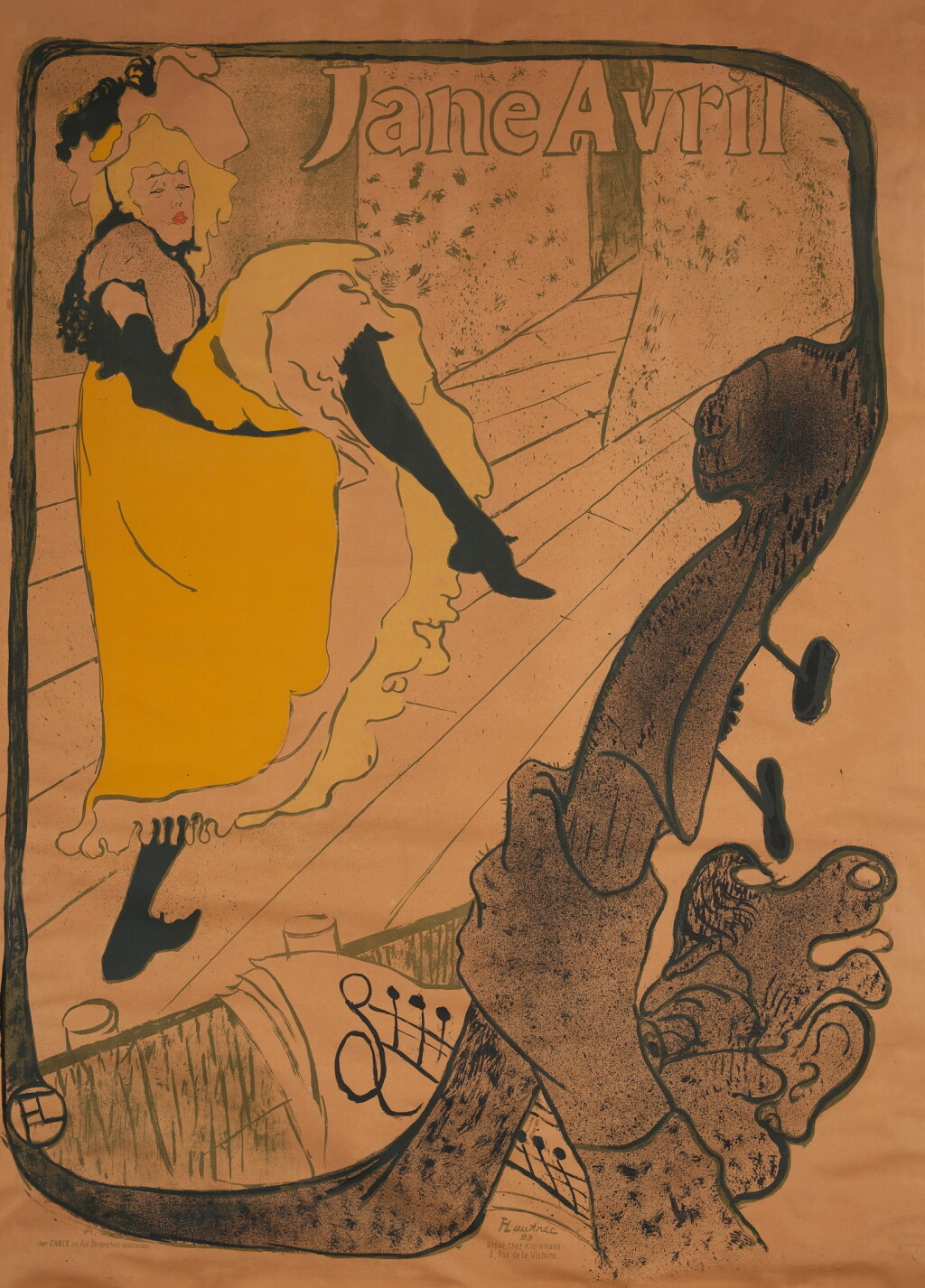 View full screen - View 1 of Lot 139. Jane Avril (Delteil 345; Adriani 11; Wittrock P6).