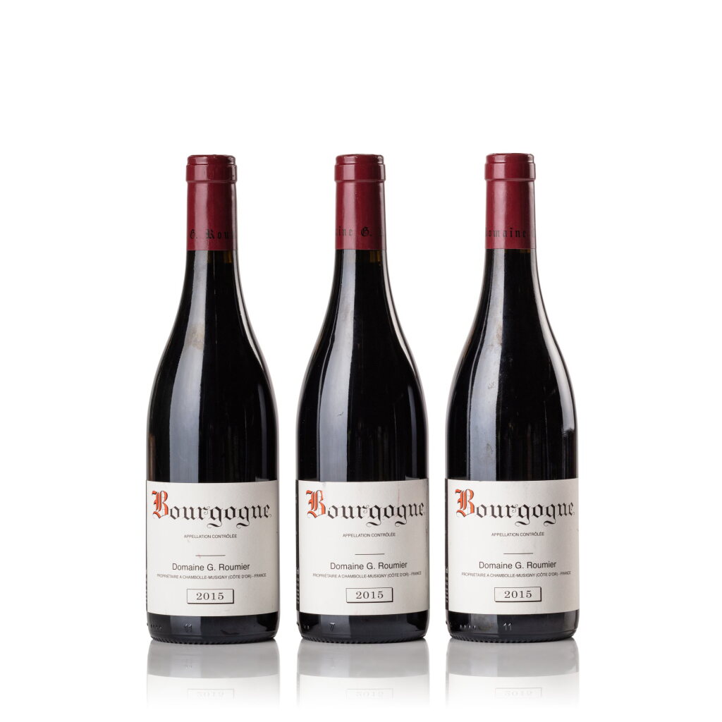 View full screen - View 1 of Lot 828. Bourgogne Rouge 2015 Domaine Georges Roumier (3 BT).