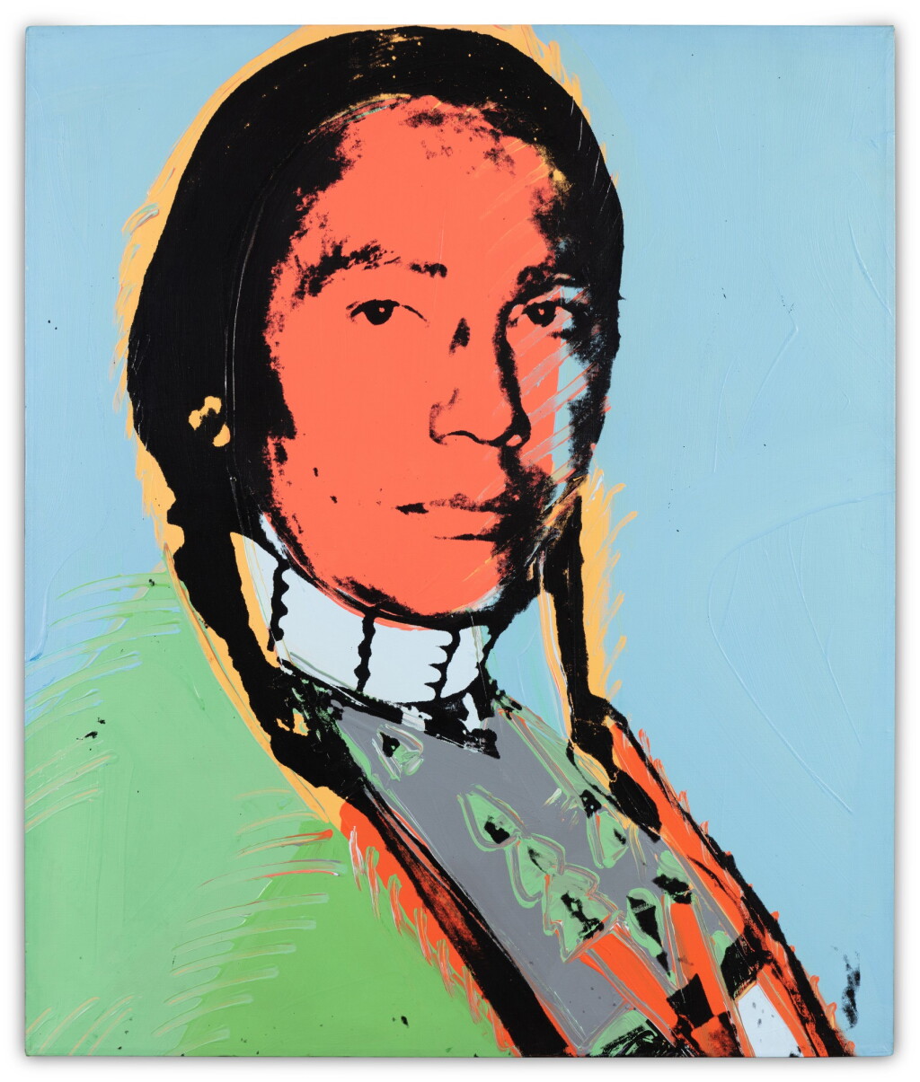 View full screen - View 1 of Lot 104. The American Indian (Russell Means).
