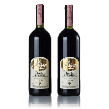 View full screen - View 1 of Lot 480. Brunello di Montalcino, Riserva 1988 Altesino (2 BT).
