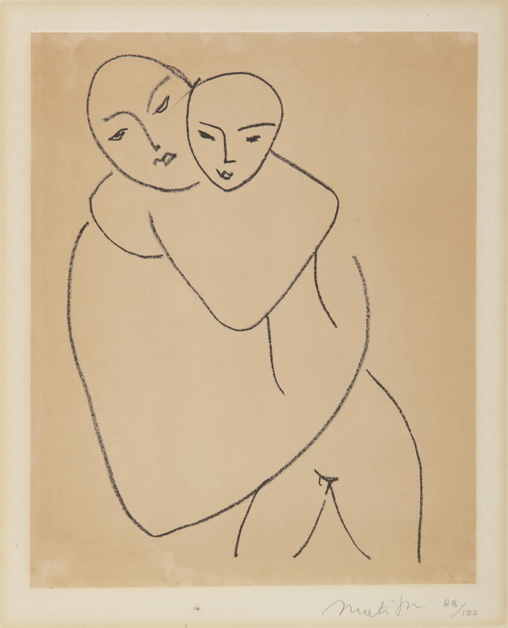 View full screen - View 1 of Lot 43. Vierge et enfant (Duthuit 649).
