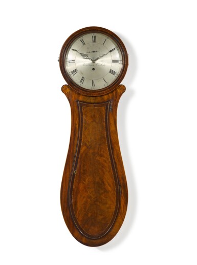 View full screen - View 1 of Lot 88. A George III mahogany tavern timepiece, Monkhouse, Carlisle, circa 1790.