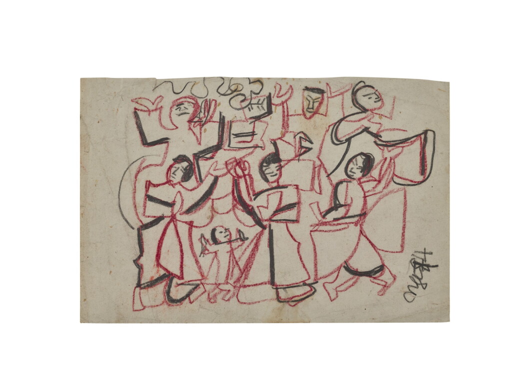 View full screen - View 1 of Lot 53. NGUYEN TU NGHIEM | ANCIENT DANCE.