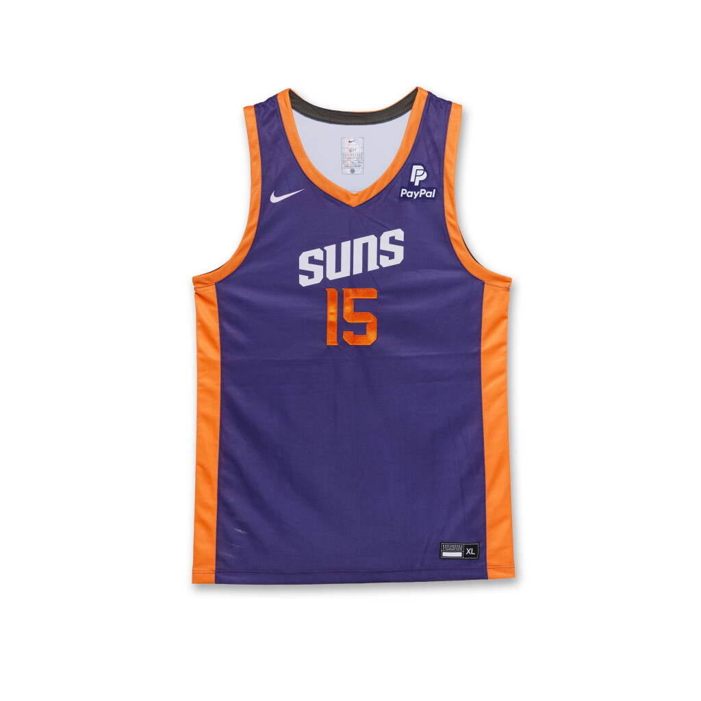 View full screen - View 1 of Lot 203. Jalen Bridges Phoenix Suns 2024-2025 NBA Summer League Game Issued Jersey.