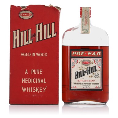 View full screen - View 1 of Lot 728. Hill and Hill Bottled in Bond 100 Proof 1917 (1 Bottle Quart).