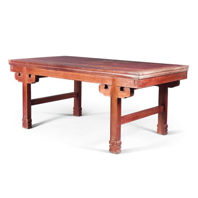 View full screen - View 1 of Lot 328. A TIELIMU TABLE 20TH CENTURY | 二十世紀 鐵力木長方桌.