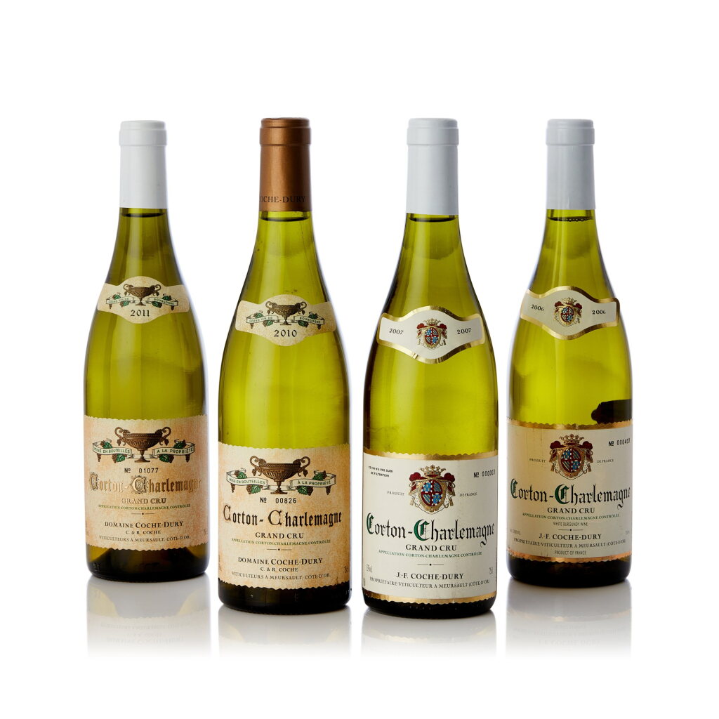 View full screen - View 1 of Lot 2160. Corton Charlemagne 2006 J.-F. Coche-Dury (3 BT).
