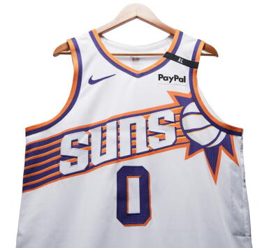 View full screen - View 1 of Lot 37. Ryan Dunn ‘Rookie Debut’ Phoenix Suns 2024-2025 Kia NBA Tip-Off Game Worn Association Edition Jersey .