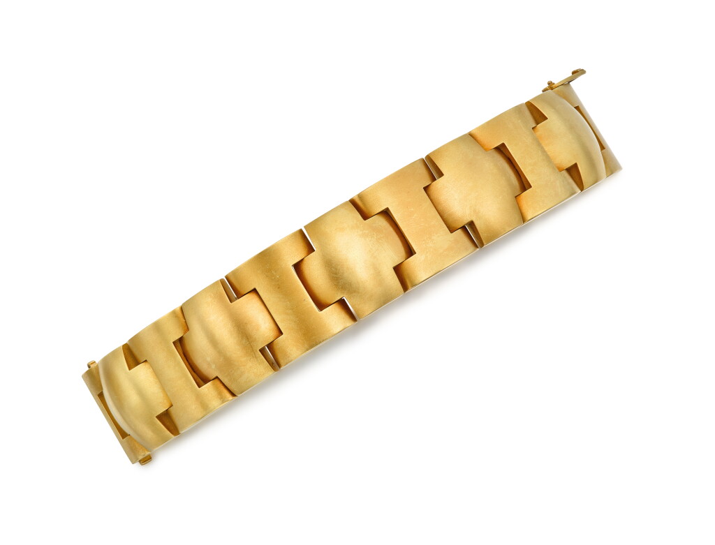 View full screen - View 1 of Lot 378. Gold Bracelet .