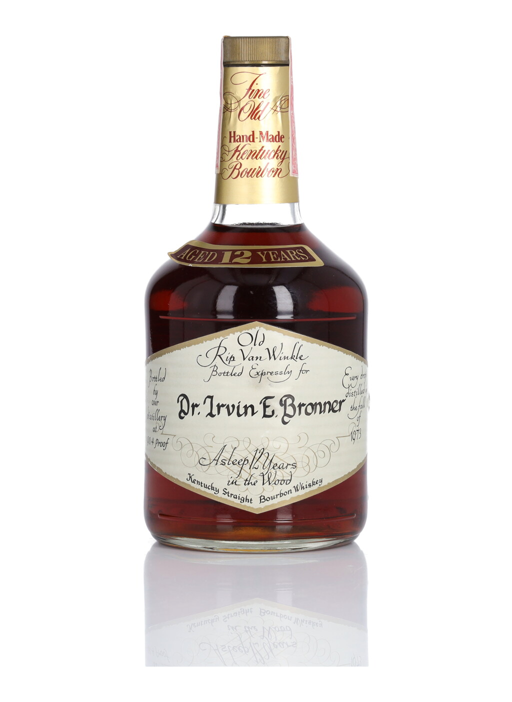 View full screen - View 1 of Lot 116. Old Rip Van Winkle 12 Year Old Very Special Stock 90.4 Proof 1973 (1 Bottle 75cl).