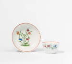 An Early Meissen Teabowl And Saucer, Circa 1718-20