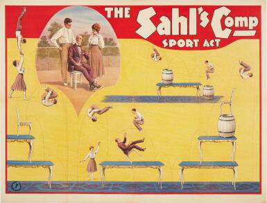 View full screen - View 1 of Lot 534. The Sahl Company | A family balancing and acrobatic act.