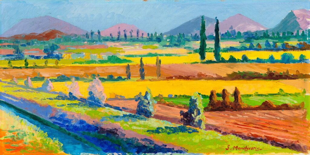 View full screen - View 1 of Lot 190. Paysage du Languedoc.