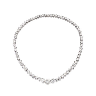 View full screen - View 1 of Lot 1632. Diamond Rivière Necklace | 鑽石 項鏈.