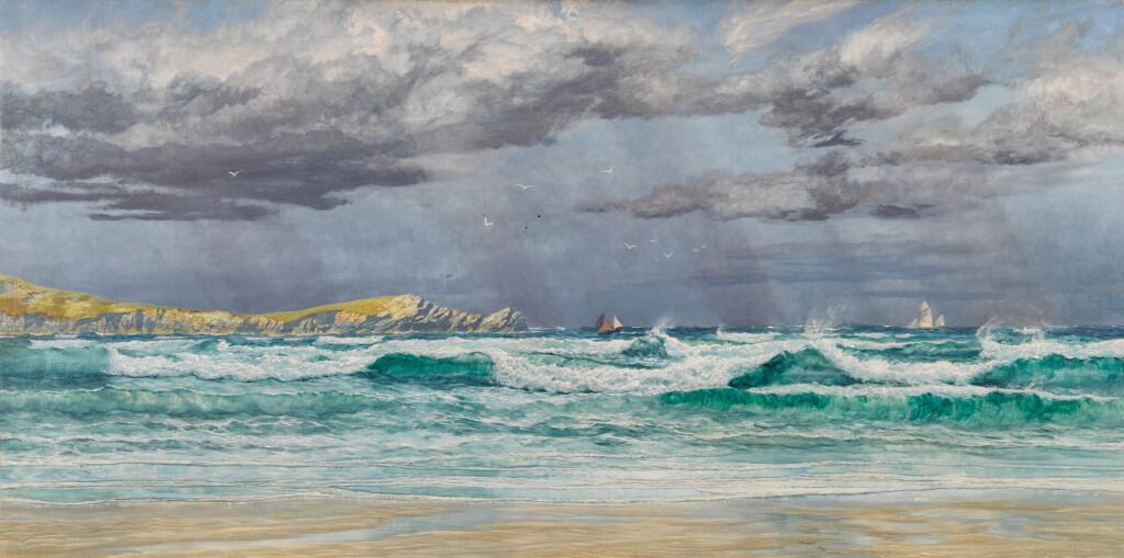 Voir en plein écran - Voir 1 du lot 103. Towan Head, Cornwall, the Wind off Shore.