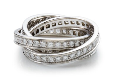 View full screen - View 1 of Lot 1006. DIAMOND RING, 'TRINITY' CARTIER.