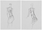 Two sketches for fashion | Deux croquis de mode originaux