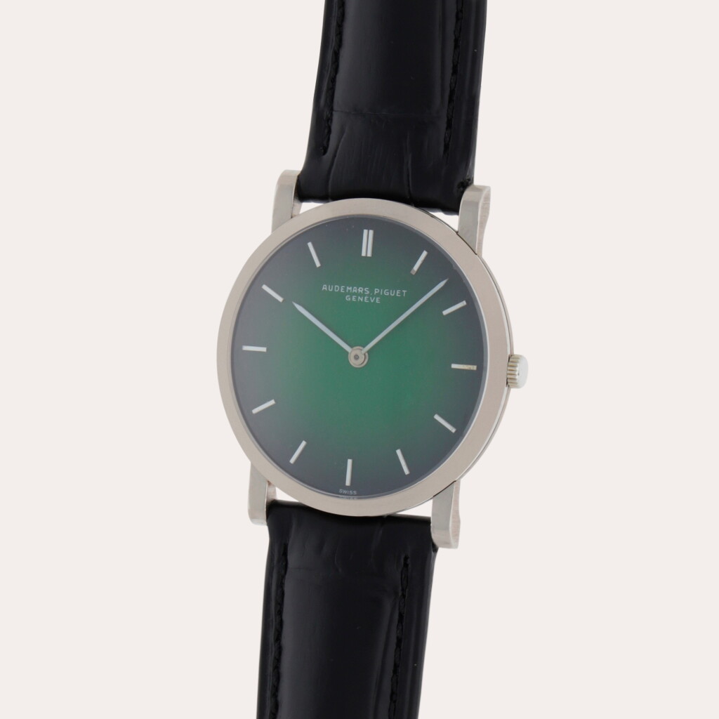 View full screen - View 1 of Lot 276. A white gold wristwatch | Circa 1975.