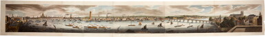 View full screen - View 1 of Lot 142. John Heaviside Clark | View of London from the Adelphi, aquatint panorama, circa. 1829.