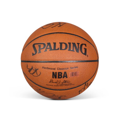 View full screen - View 1 of Lot 7. NBA Official Spalding Basketball Signed by 14 NBA Players | Ray Allen, Paul Pierce, Kevin Garnett, Kendrick Perkins, Rajon Rando, Eddie House, Tony Allen.
