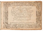 Beauchesne, Le tresor d'escriture, Lyon, 1580, contemporary vellum