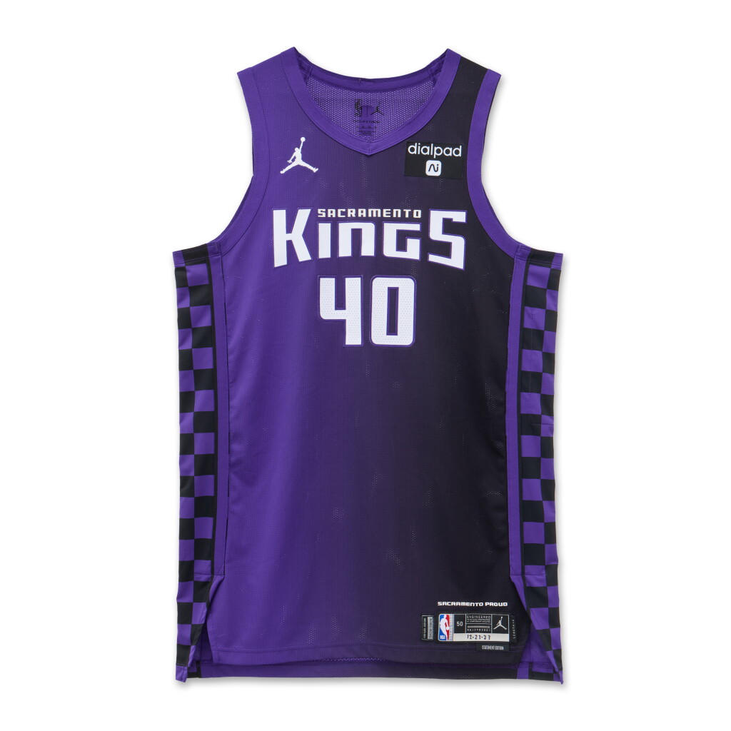 View full screen - View 1 of Lot 187. Harrison Barnes Sacramento Kings 2023-2024 Game Worn Statement Edition Jersey.