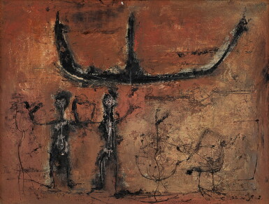 View full screen - View 1 of Lot 202. Zao Wou-Ki 趙無極 | Untitled 無題.
