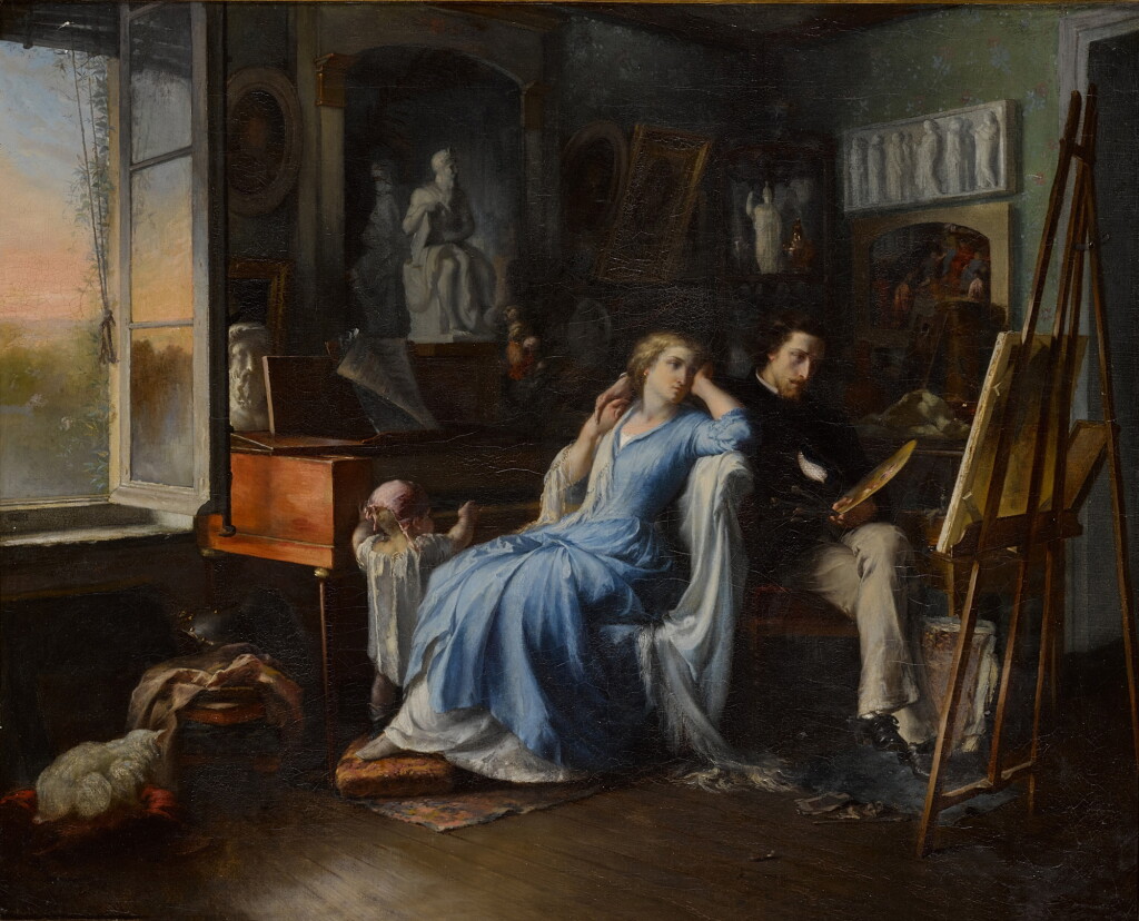 View full screen - View 1 of Lot 653. L’Atelier du peintre.