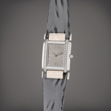 View full screen - View 1 of Lot 87. Reference 4920G-001 Twenty-4 | A white gold and diamond-set wristwatch, Circa 2022.