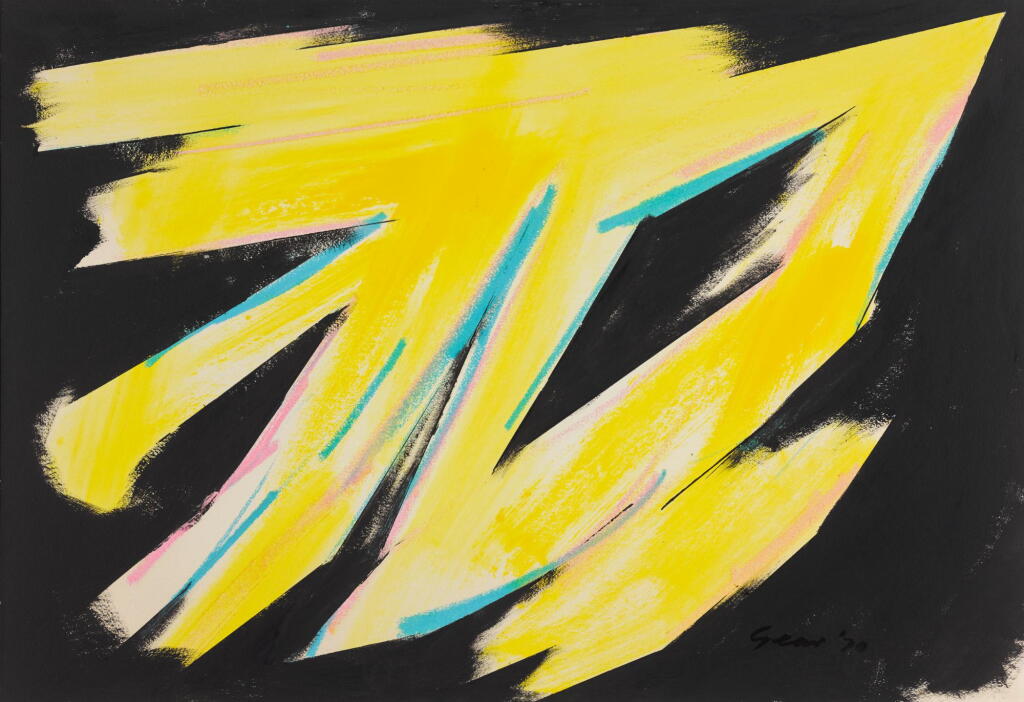 View full screen - View 1 of Lot 219. WILLIAM GEAR, R.A. | YELLOW FORM.